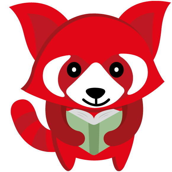 Red Panda Learning logo wagging its tail